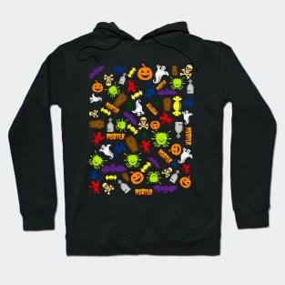 Spooky Scatter Design Hoodie